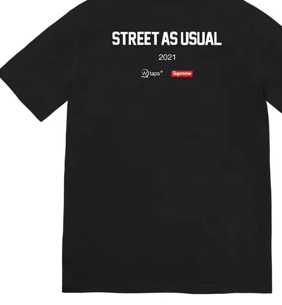 Letter White Tee Black S ￥99 M XL L and WTAPS Color  Sic'em! 21FW 0623